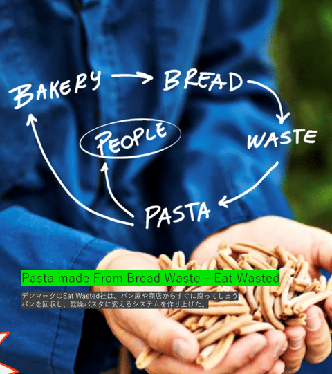 Pasta made From Bread Waste – Eat Wasted