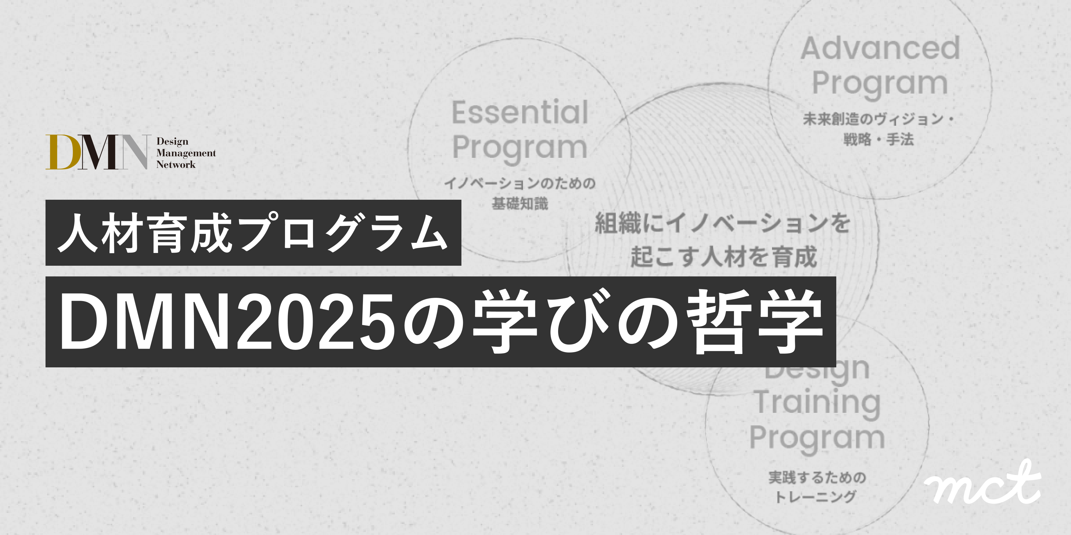 Blog｜人材育成プログラムDMN2025の学びの哲学サムネイル画像